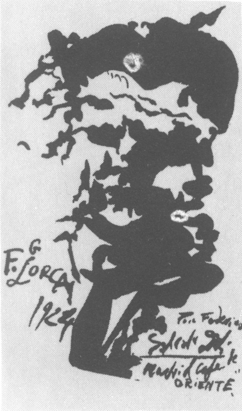 Гарсиа Лорка. Рисунок Сальвадора Дали. 1924 г. Гарсиа Лорка. Рисунок Сальвадора Дали. 1924 г.